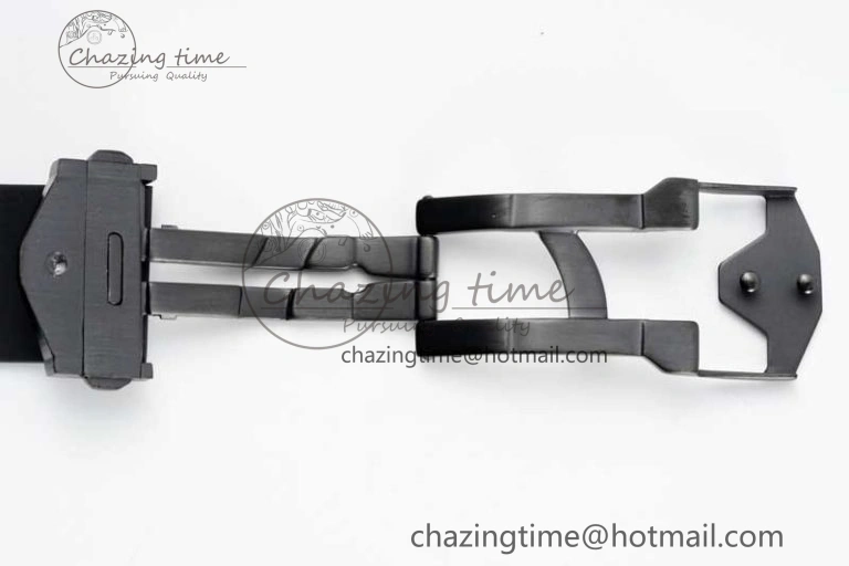 Big Bang Sang Bleu II Black Ceramic ZF Best Edition on Black Rubber Strap A1240