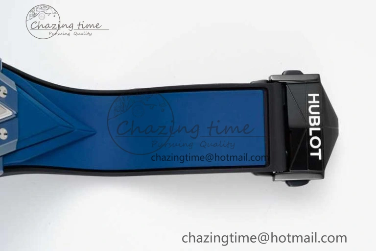 Big Bang Sang Bleu II Blue Ceramic RSF Best Edition on Blue Rubber Strap A1240