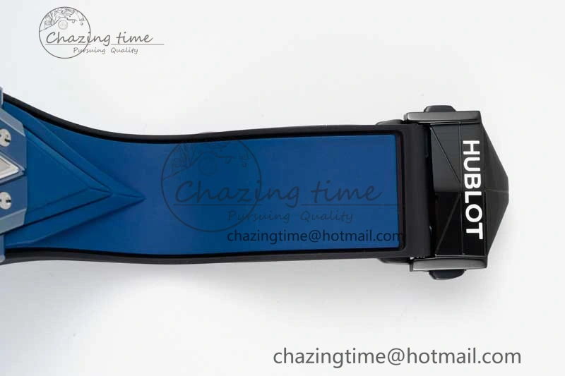 Big Bang Sang Bleu II Blue Ceramic RSF Best Edition on Blue Rubber Strap A1240