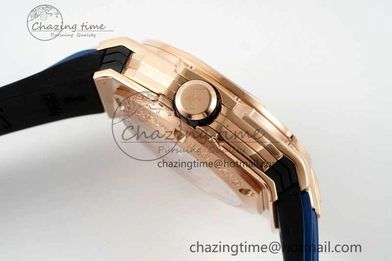 Big Bang Sang Bleu II Chrono RG BBF Best Edition Blue Dial on Blue Gummy Strap A7750