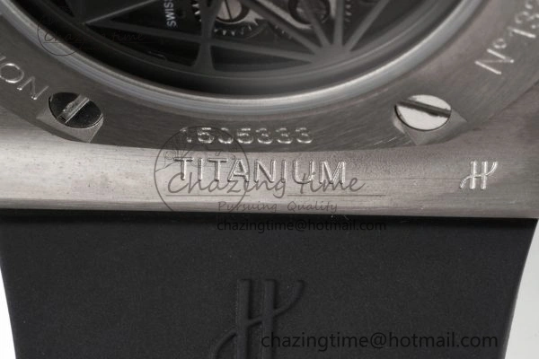 Big Bang Sang Bleu II Chrono SS BBF Best Edition Blue Dial on Blue Gummy Strap A7750