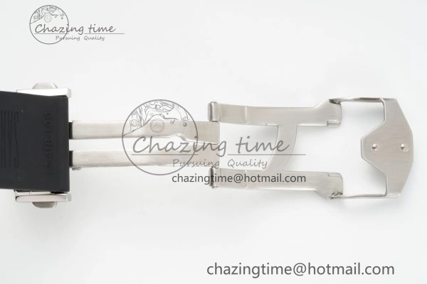 Big Bang Sang Bleu II Chrono SS BBF Best Edition White Dial on White Gummy Strap A7750
