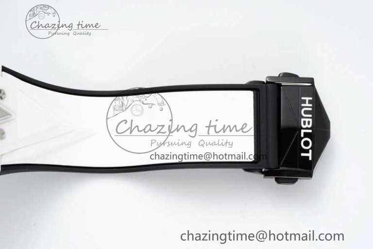 Big Bang Sang Bleu II White Ceramic RSF Best Edition on White Rubber Strap A1240