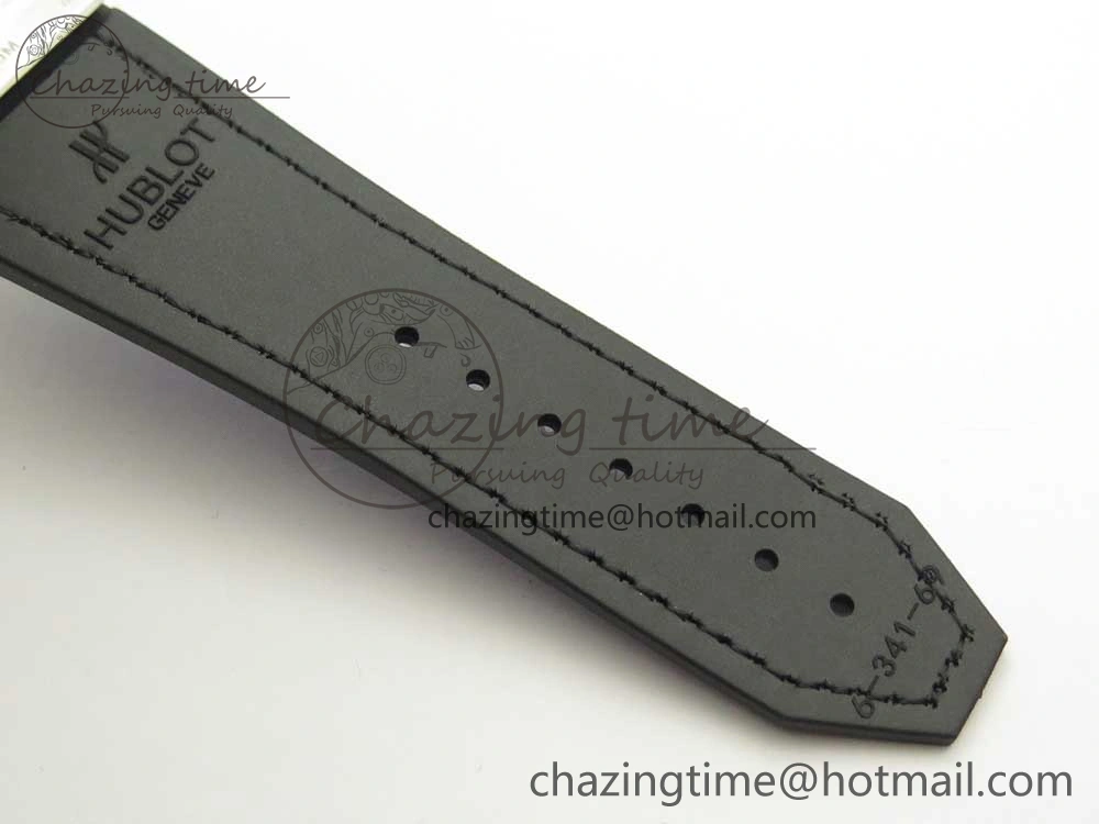 Big Bang Sang Bleu SS TMF 1:1 Best Edition Blue Skeletonal Dial On Blue Gummy Strap Asian HB1213