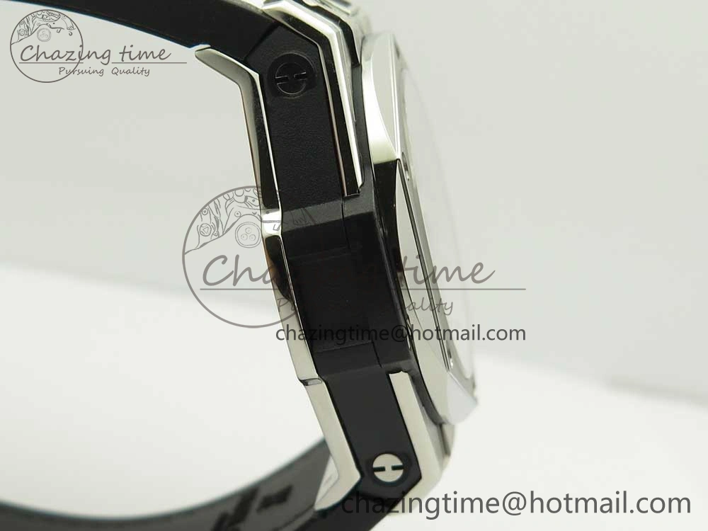 Big Bang Sang Bleu SS TMF 1:1 Best Edition White Skeletonal Dial On White Gummy Strap Asian HB1213