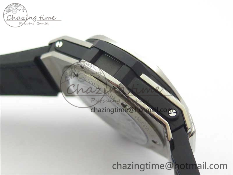 Big Bang Sang Bleu Ti WWF 1:1 Best Edition Blue Skeletonal Dial On Blue Gummy Strap Asian HB1213
