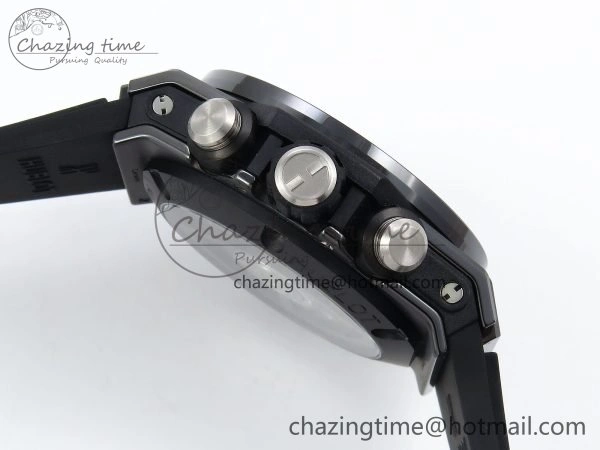 Big Bang Unico 42mm Black Ceramic BBF 1:1 Best Edition Skeleton Dial on Black Rubber Strap A1280 V2