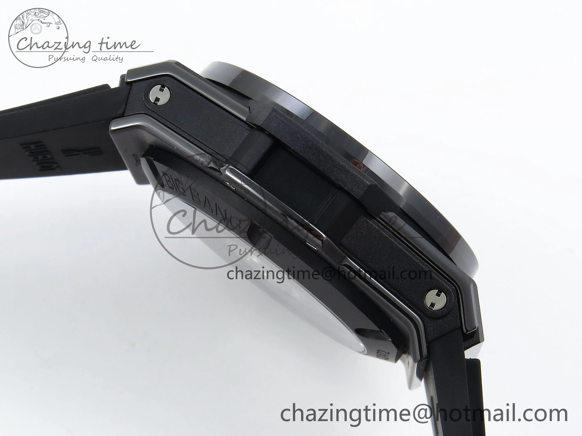 Big Bang Unico 42mm Black Ceramic BBF 1:1 Best Edition Skeleton Dial on Black Rubber Strap A1280 V2