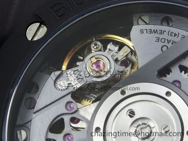 Big Bang Unico 42mm Black Ceramic BBF 1:1 Best Edition Skeleton Dial on Black Rubber Strap A1280 V2