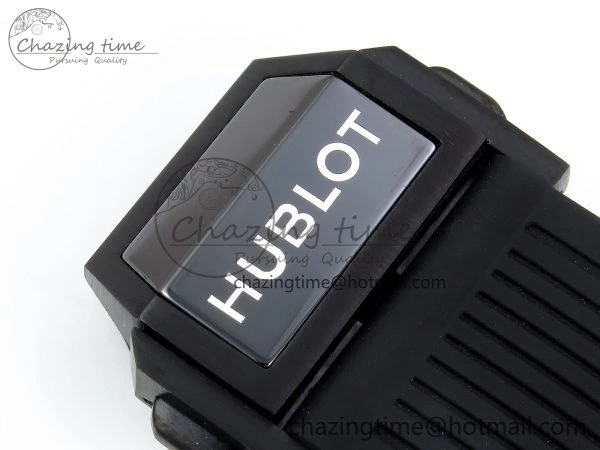 Big Bang Unico 42mm Black Ceramic BBF 1:1 Best Edition Skeleton Dial on Black Rubber Strap A1280 V2