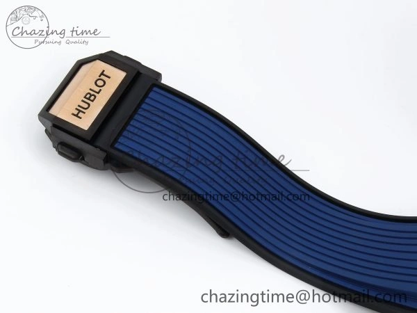Big Bang Unico 42mm RG BBF 1:1 Best Edition Skeleton Dial on Blue Rubber Strap A1280 V2