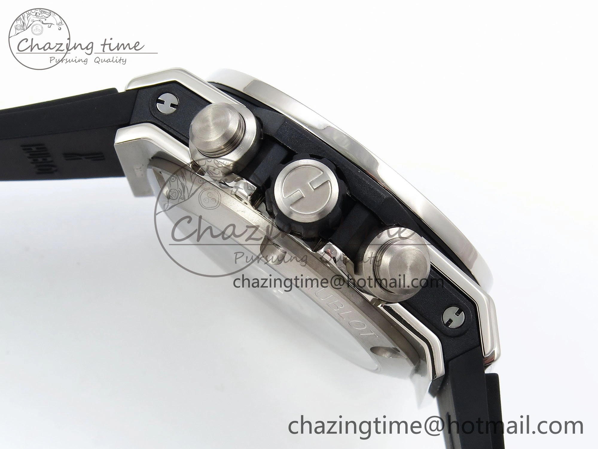 Big Bang Unico 42mm SS BBF 1:1 Best Edition Skeleton Dial on Black Rubber Strap A1280 V2