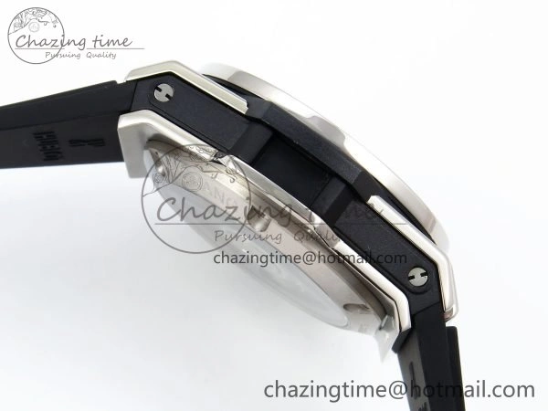 Big Bang Unico 42mm SS BBF 1:1 Best Edition Skeleton Dial on Black Rubber Strap A1280 V2