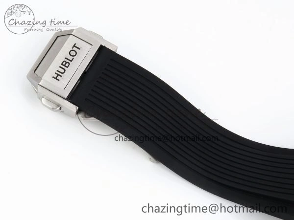 Big Bang Unico 42mm SS BBF 1:1 Best Edition Skeleton Dial on Black Rubber Strap A1280 V2