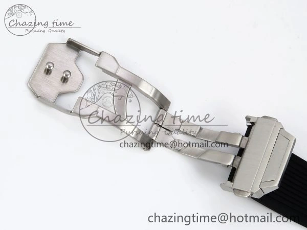Big Bang Unico 42mm SS BBF 1:1 Best Edition Skeleton Dial on Black Rubber Strap A1280 V2