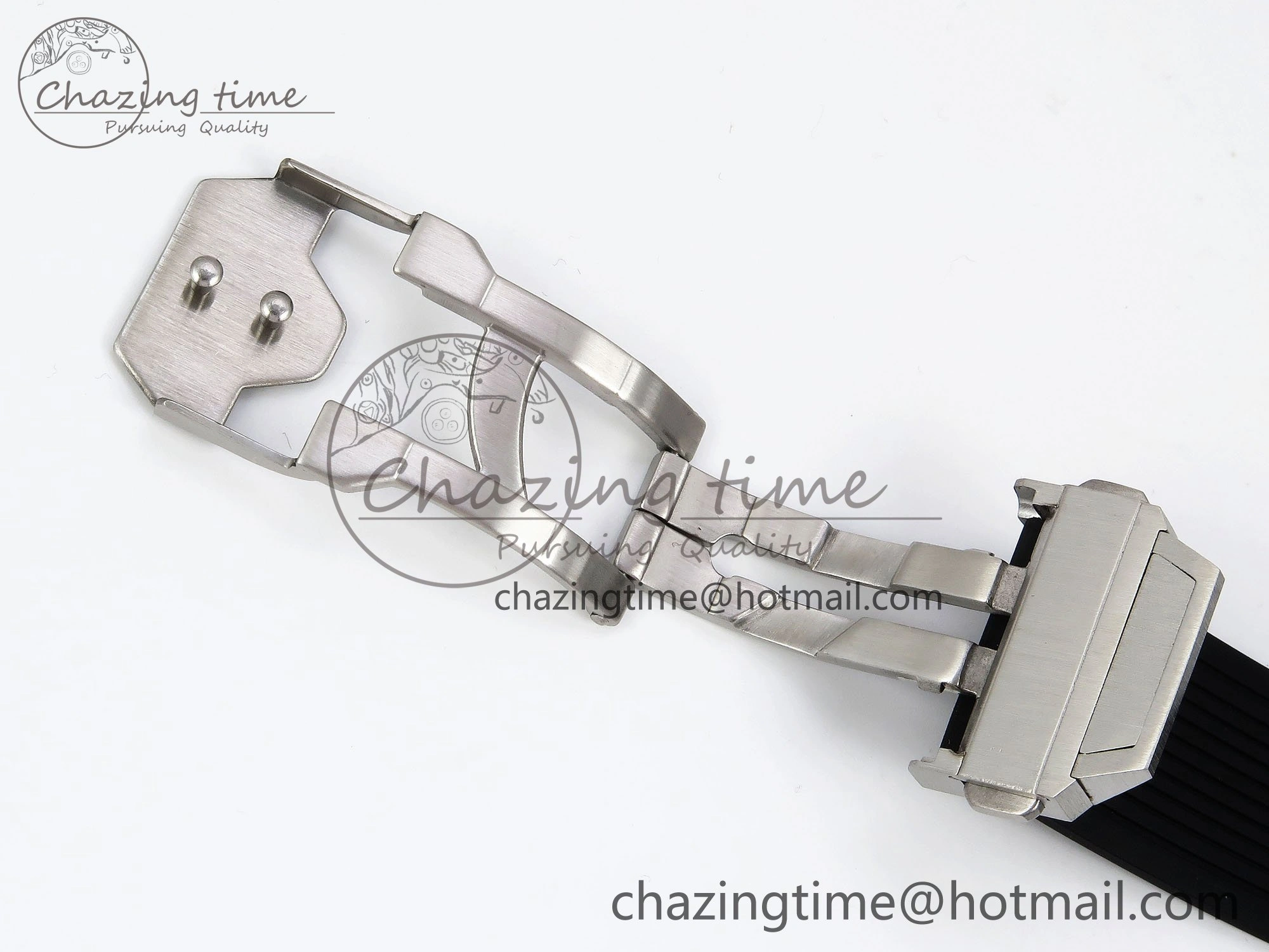 Big Bang Unico 42mm SS BBF 1:1 Best Edition Skeleton Dial on Black Rubber Strap A1280 V2