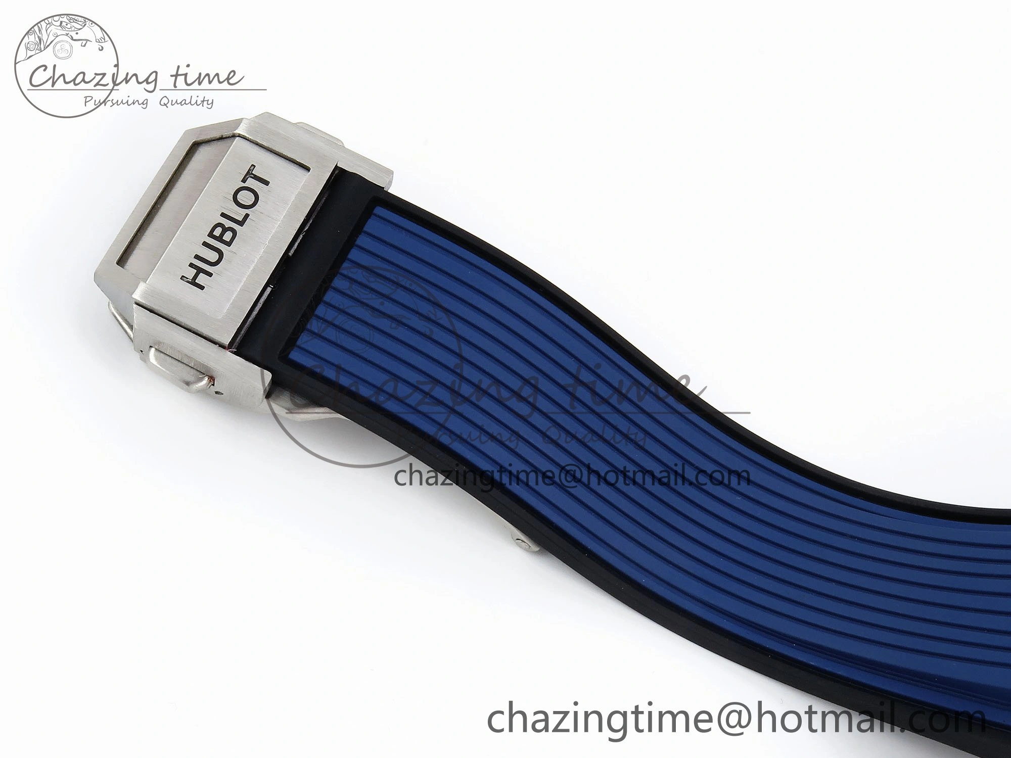 Big Bang Unico 42mm SS BBF 1:1 Best Edition Skeleton Dial on Blue Rubber Strap A1280 V2
