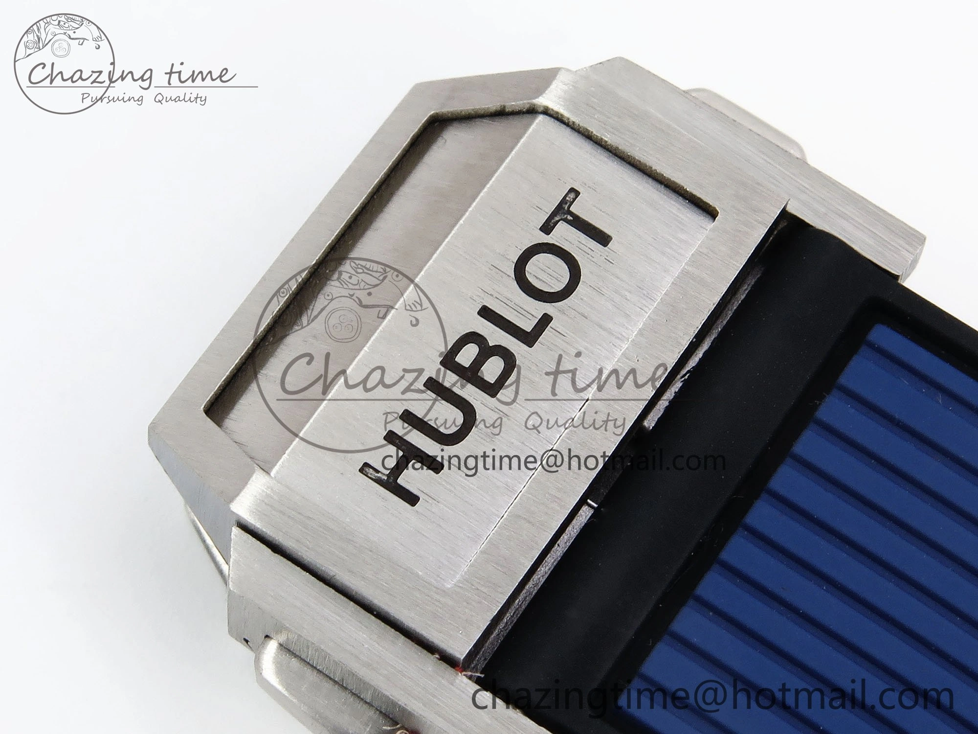 Big Bang Unico 42mm SS BBF 1:1 Best Edition Skeleton Dial on Blue Rubber Strap A1280 V2