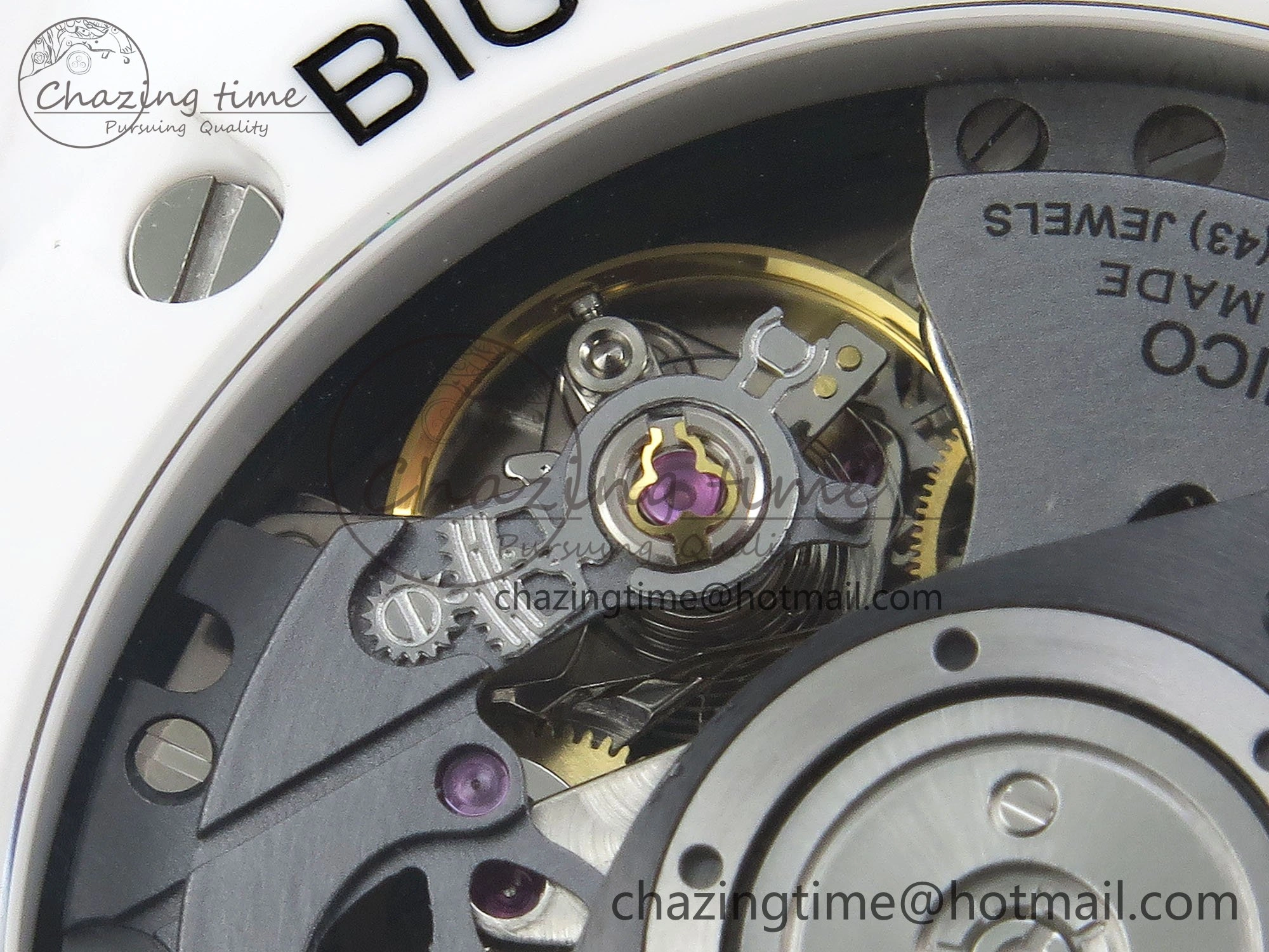 Big Bang Unico 42mm White Ceramic BBF 1:1 Best Edition Skeleton Dial on White Rubber Strap A1280 V2