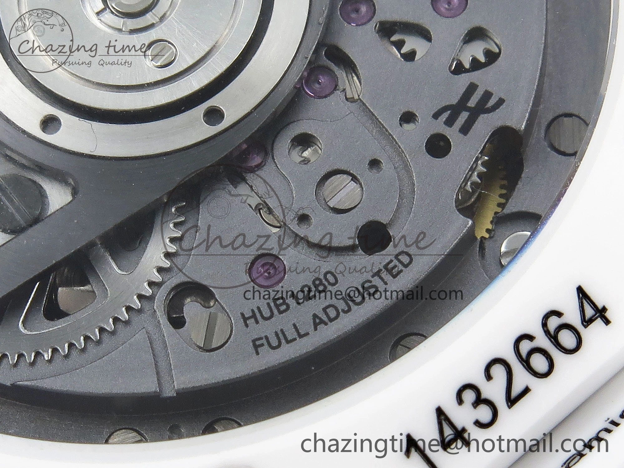Big Bang Unico 42mm White Ceramic BBF 1:1 Best Edition Skeleton Dial on White Rubber Strap A1280 V2