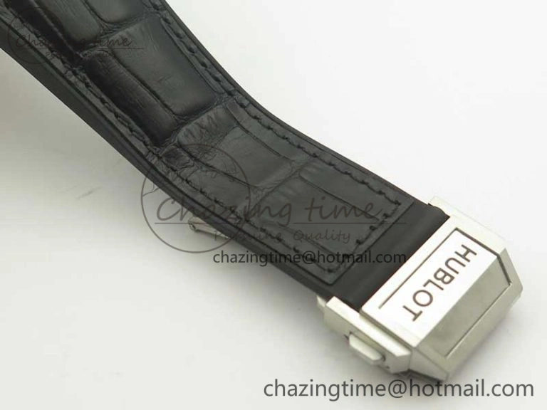 Big Bang Unico 45.5mm SS 3AF Best Edition Skeleton Dial On Gummy Strap A7750
