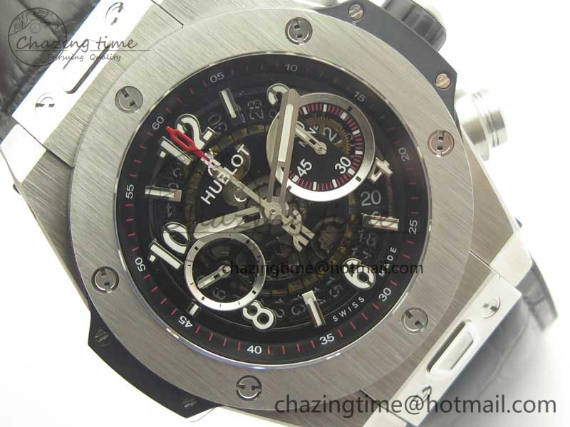Big Bang Unico 45.5mm SS 3AF Best Edition Skeleton Dial On Gummy Strap A7750