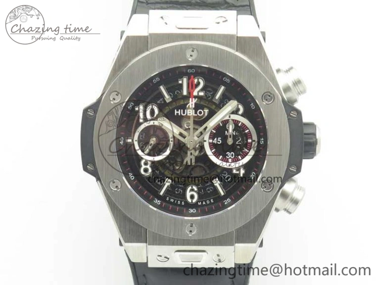 Big Bang Unico 45.5mm SS 3AF Best Edition Skeleton Dial On Gummy Strap A7750