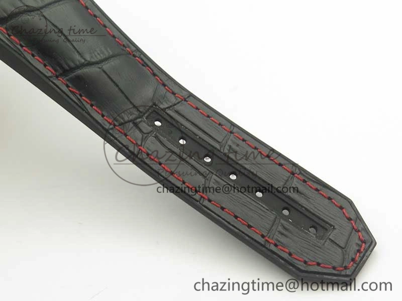 Big Bang Unico 45.5mm SS Ceramic 3AF Best Edition Gray Skeleton Dial On Gummy Strap A7750