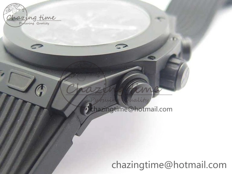 Big Bang Unico 45mm DLC 3AF Best Edition Black Black Dial On Rubber Strap A7750