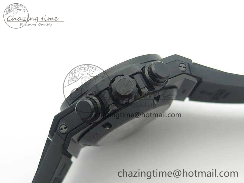 Big Bang Unico 45mm DLC 3AF Best Edition Black Black Dial On Rubber Strap A7750