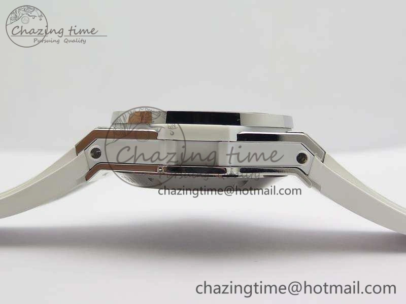 Big Bang Unico 45mm Diamond SS 3AF Best Edition White Dial On Rubber Strap A7750