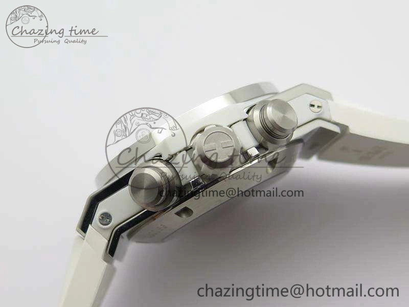 Big Bang Unico 45mm Diamond SS 3AF Best Edition White Dial On Rubber Strap A7750
