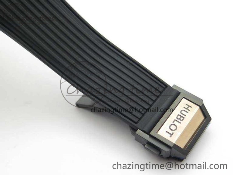 Big Bang Unico 45mm RG 3AF Best Edition Black Dial On Rubber Strap A7750