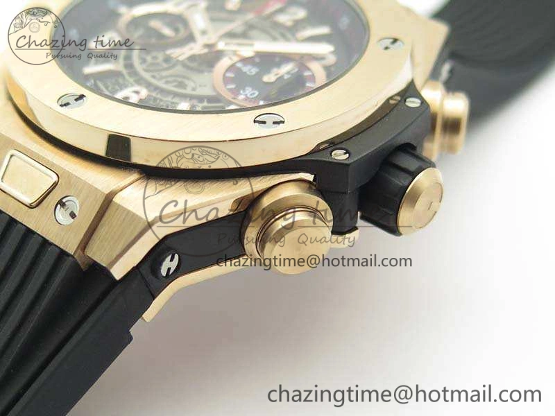 Big Bang Unico 45mm RG 3AF Best Edition Gray Dial On Rubber Strap A7750