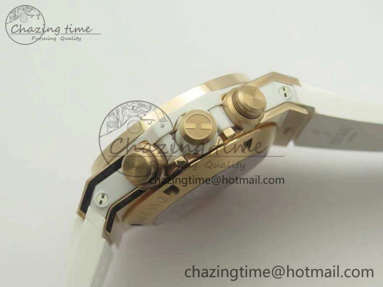 Big Bang Unico 45mm RG 3AF Best Edition White Dial On Rubber Strap A7750