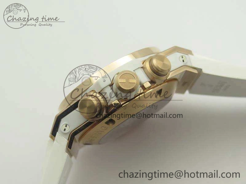 Big Bang Unico 45mm RG 3AF Best Edition White Dial On Rubber Strap A7750
