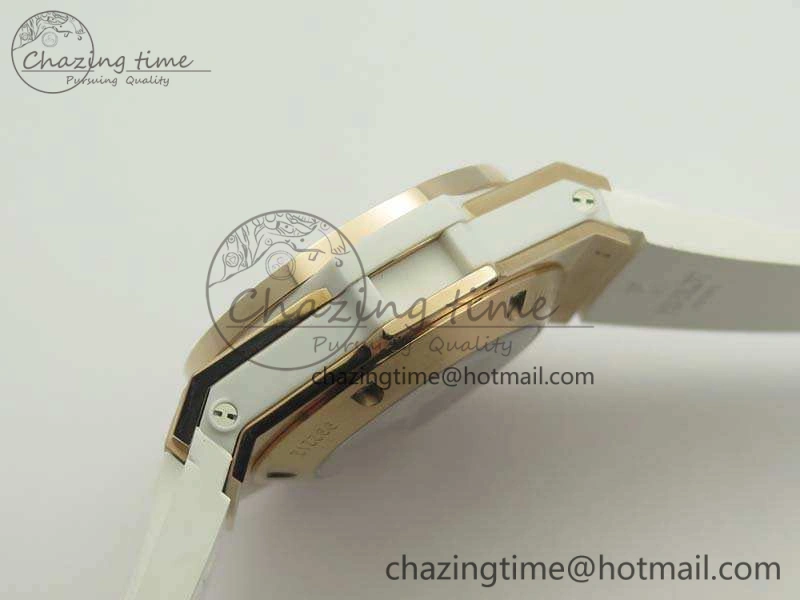 Big Bang Unico 45mm RG 3AF Best Edition White Dial On Rubber Strap A7750