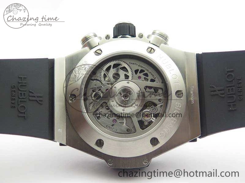 Big Bang Unico 45mm SS 3AF Best Edition Gray Dial On Rubber Strap A7750