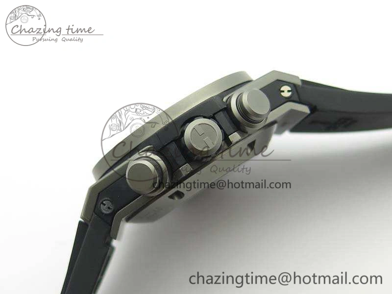 Big Bang Unico 45mm Satin-Polished Steel 3AF Best Edition Gray Dial On Rubber Strap A7750