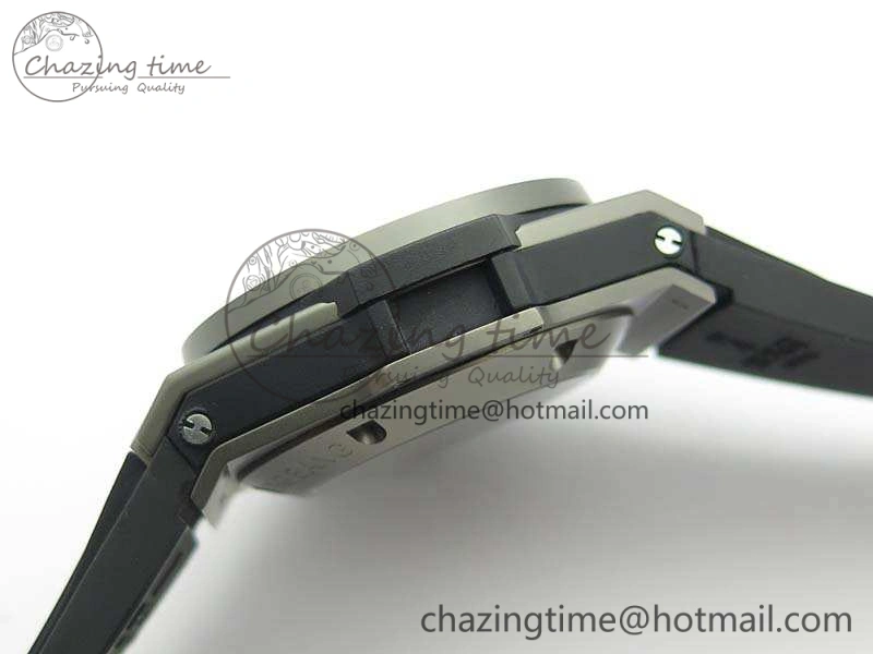 Big Bang Unico 45mm Satin-Polished Steel 3AF Best Edition Gray Dial On Rubber Strap A7750