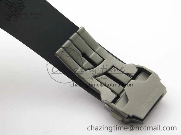 Big Bang Unico 45mm Satin-Polished Steel 3AF Best Edition Gray Dial On Rubber Strap A7750