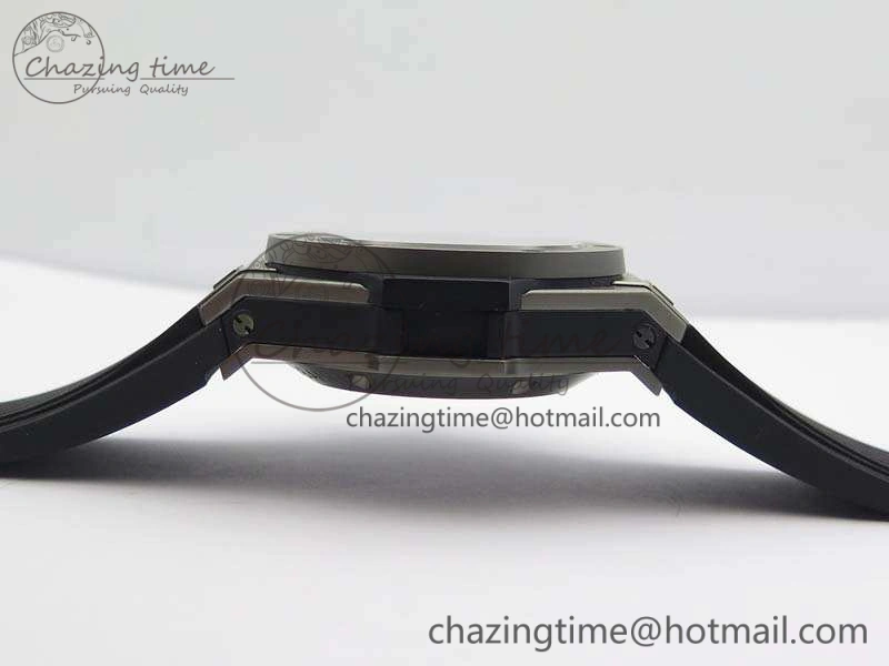 Big Bang Unico 45mm Satin-Polished Steel 3AF Best Edition Gray Dial On Rubber Strap A7750