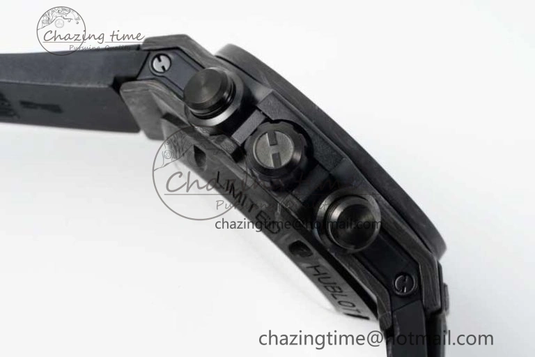Big Bang Unico Black Carbon TWF Best Edition Skeleton Dial on Black Rubber Strap A1220