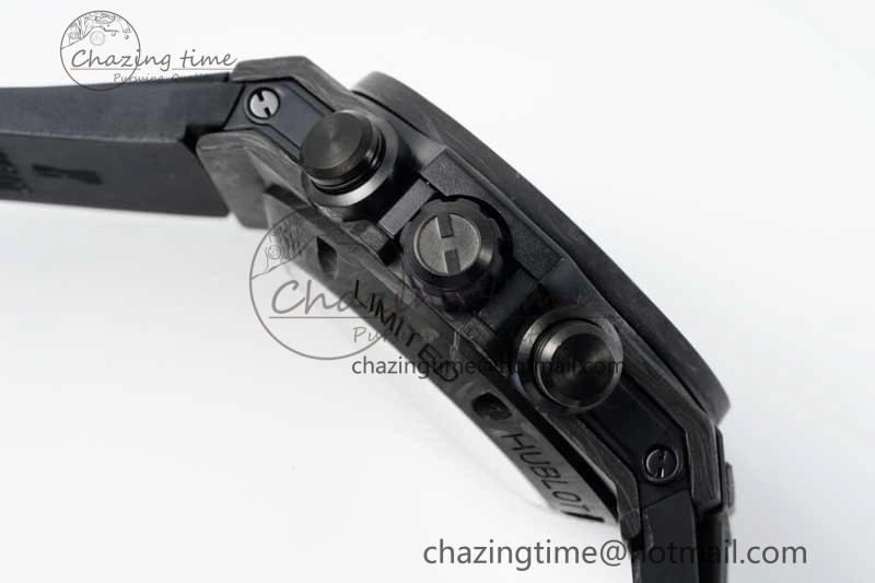 Big Bang Unico Black Carbon TWF Best Edition Skeleton Dial on Black Rubber Strap A1220