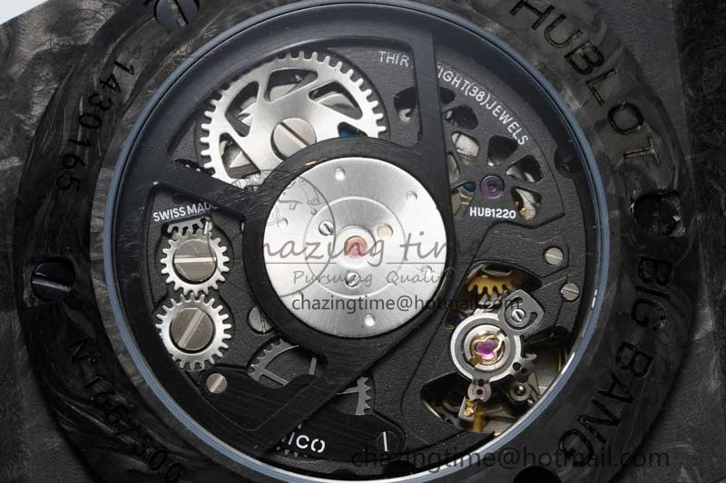 Big Bang Unico Black Carbon TWF Best Edition Skeleton Dial on Black Rubber Strap A1220