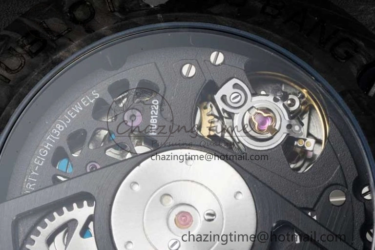 Big Bang Unico Black Carbon TWF Best Edition Skeleton Dial on Black Rubber Strap A1220