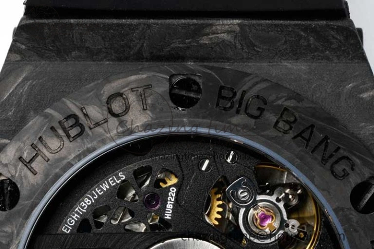 Big Bang Unico Black Carbon TWF Best Edition Skeleton Dial on Black Rubber Strap A1220