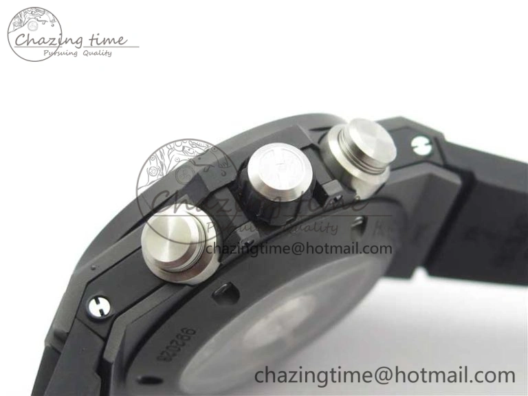 Big Bang Unico Black Ceramic HBF 1:1 Best Edition Black Skeleton Dial on Black Rubber Strap A1242