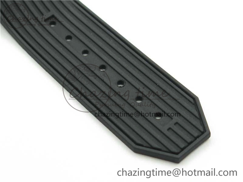 Big Bang Unico Black Ceramic HBF 1:1 Best Edition Black Skeleton Dial on Black Rubber Strap A1242
