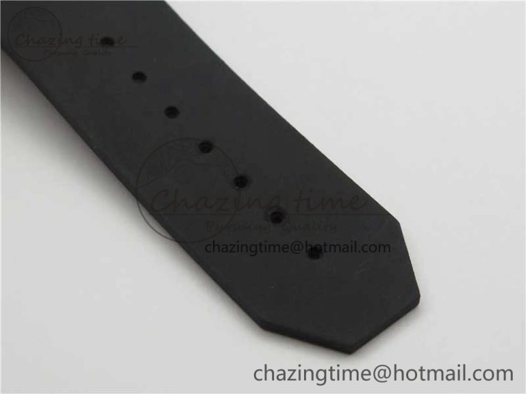 Big Bang Unico Black Ceramic HBF 1:1 Best Edition Black Skeleton Dial on Black Rubber Strap A1242